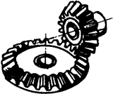 齒輪基本術語錐齒輪、準雙曲面齒輪及其齒輪副