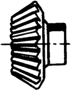 齒輪基本術語錐齒輪、準雙曲面齒輪及其齒輪副