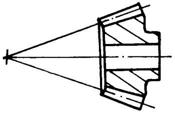 錐齒輪和準雙曲面齒輪術語點